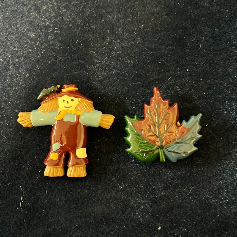 2 Pc Fall Autumn Button Covers